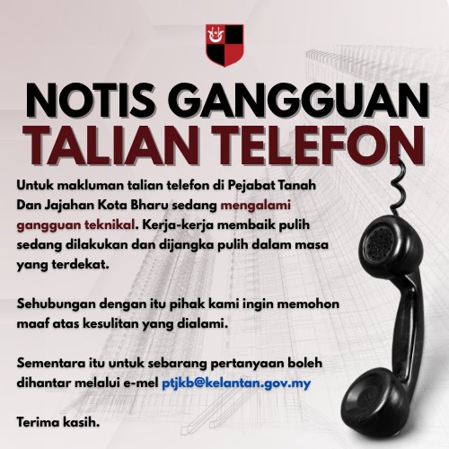 Notis Gangguan Talian Telefon