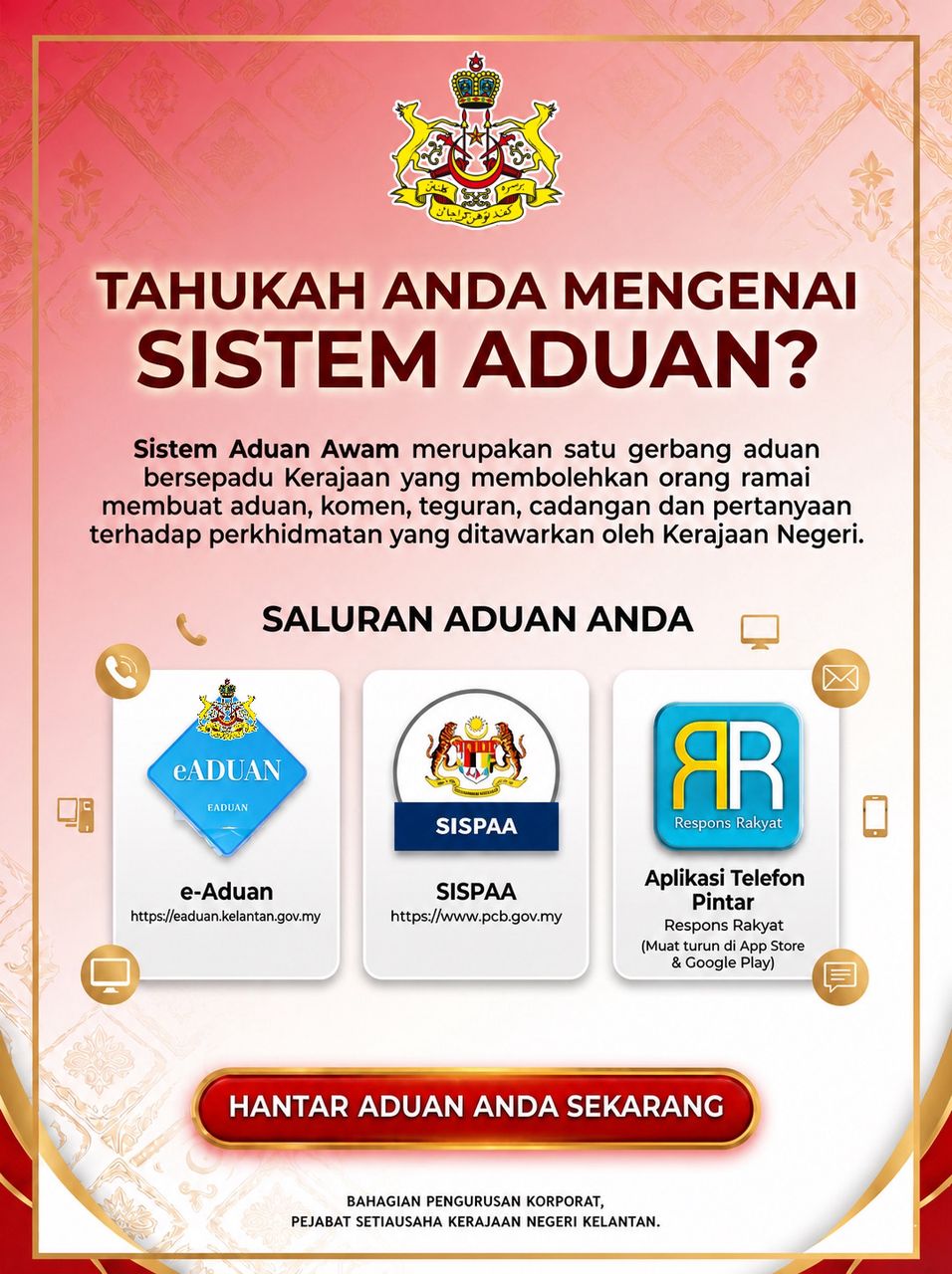 Tahukah Anda Mengenai Sistem Aduan?