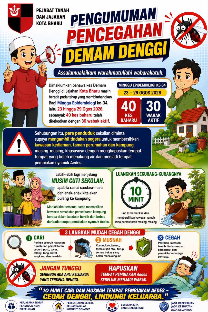 Pengumuman Cegah Demam Denggi
