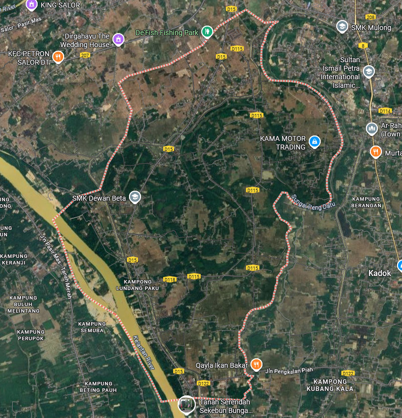 Peta Asas Daerah Beta